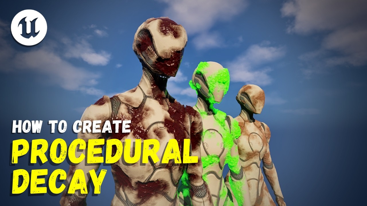 How To Create A Procedural Decay System - Unreal Engine 5 Material Tutorial