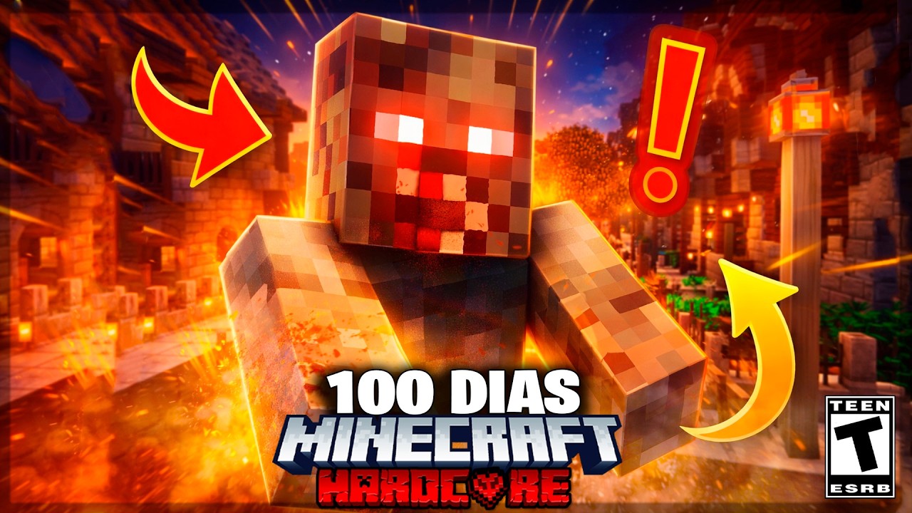 SOBREVIVI 100 DIAS EM UM APOCALIPSE ZUMBI NO MINECRAFT - O FILME