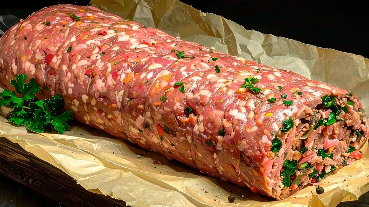 Der leckerste Hackbraten aller Zeiten! Versuchen Sie, ihn so zu machen. Leckeres Abendessen!