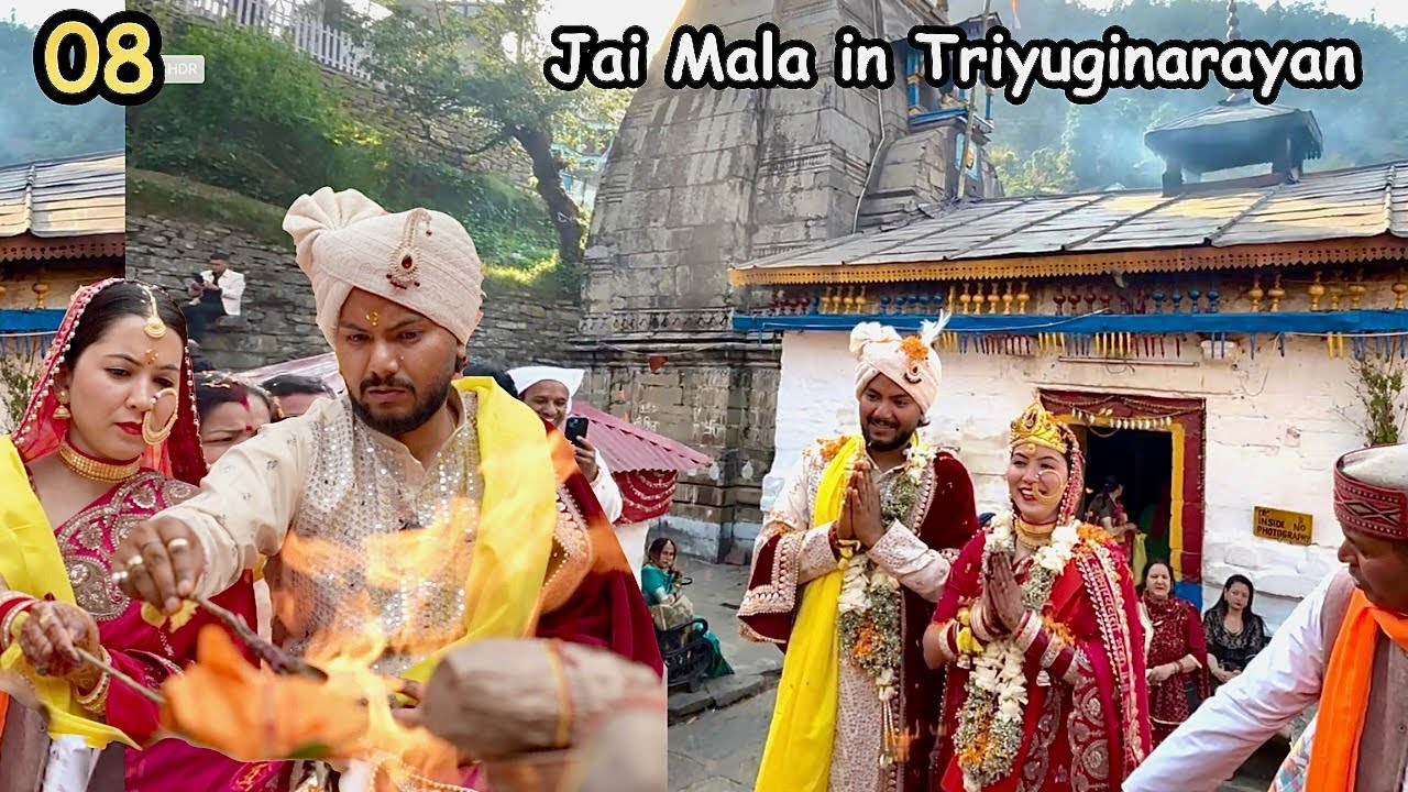 अब हम पति पत्नी है 😍 Triyuginarayan Temple Wedding | Suyash Aswal