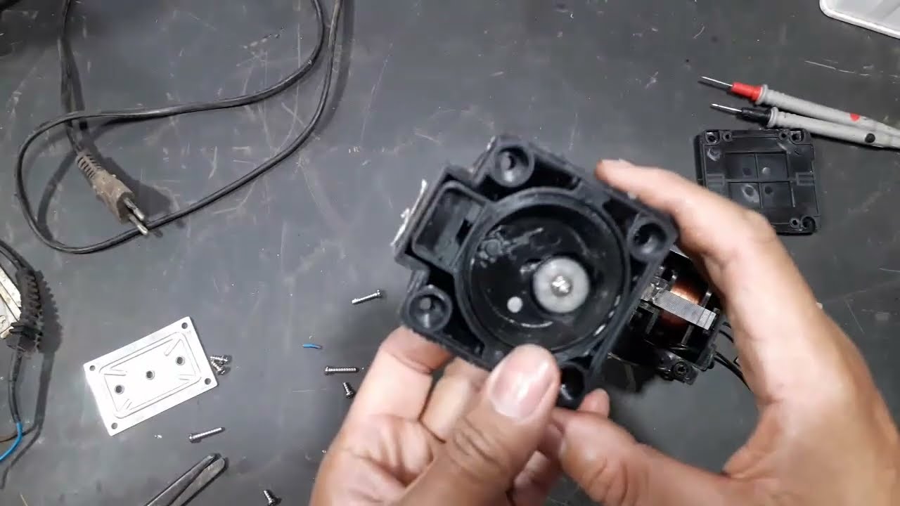 Reparo no compressor da estação de solda