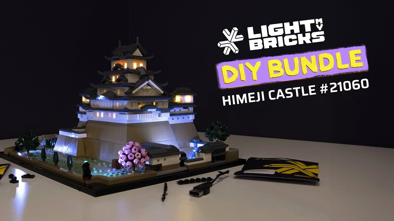 DIY Light Bundle for LEGO&reg; Himeji Castle #21060