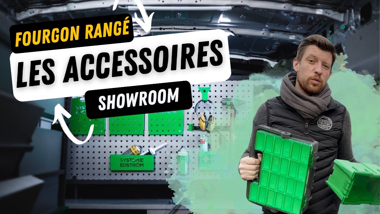 🚛✅🛠️Fourgon rangé  🛠️✅🚛- Aménagement final : Les accessoires 🟢🔩🗜️🔧