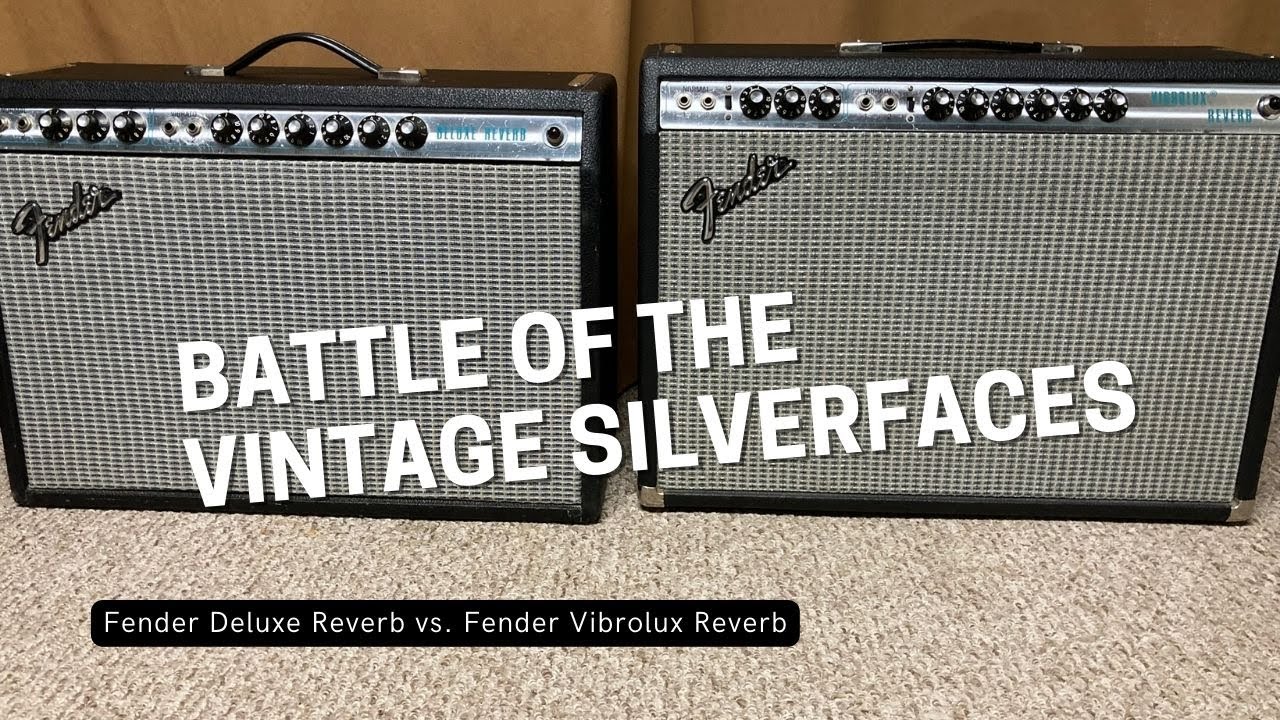 Битва винтажных Silverfaces: Deluxe Reverb против Vibrolux Reverb.
