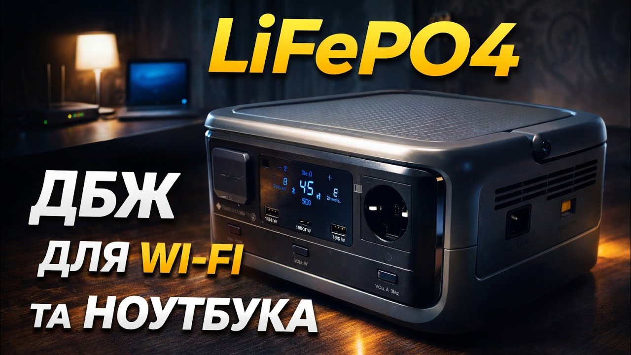 Allpowers volix p300, LiFePO4 зарядна станція для роутера wi fi та ноутбука