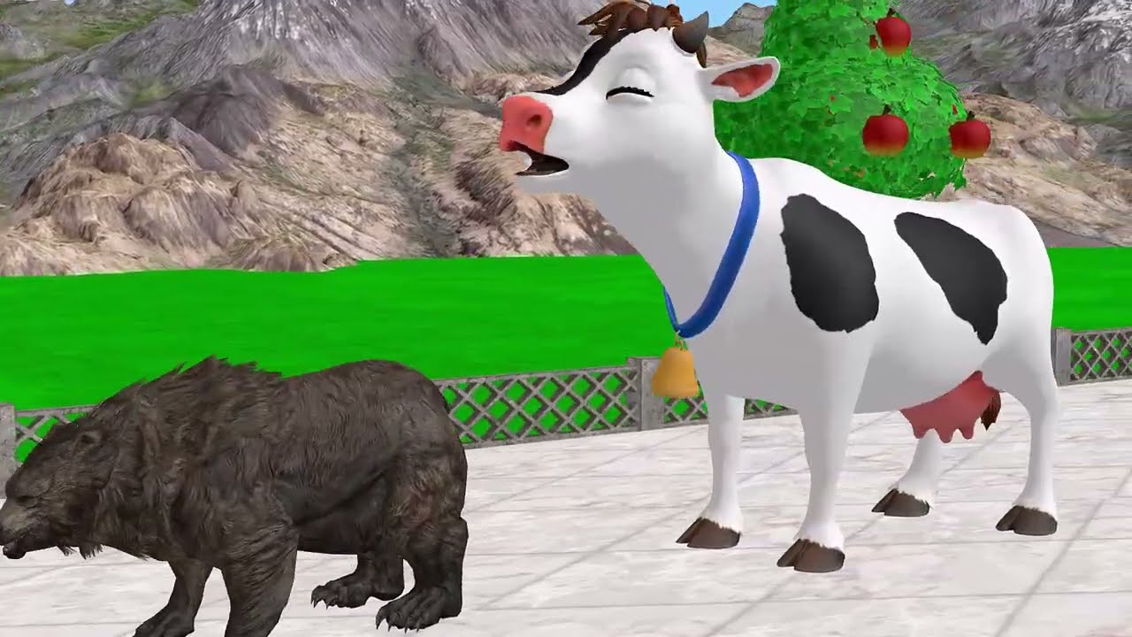 The Ultimate Battle 40 Wild Animals Mammals vs GIGA T-REX Dinosau Epic Run Zigzag Down Course