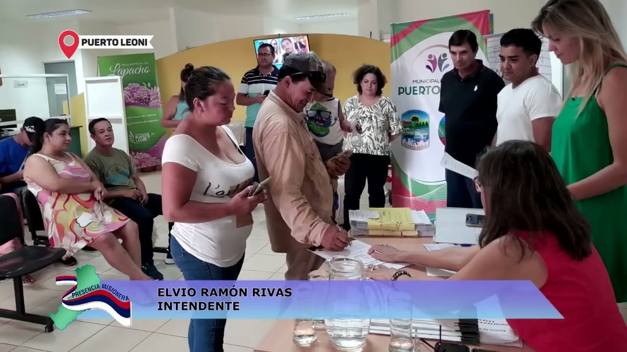 PUERTO LEONI: AVANZAN LAS ACCIONES PARA CONCRETAR LA TITULARIZACION DE TIERRAS