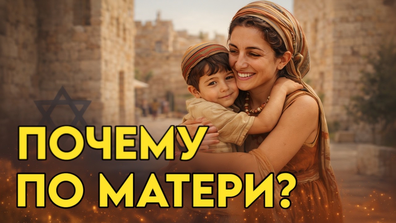 Почему у евреев национальность передается только по матери?