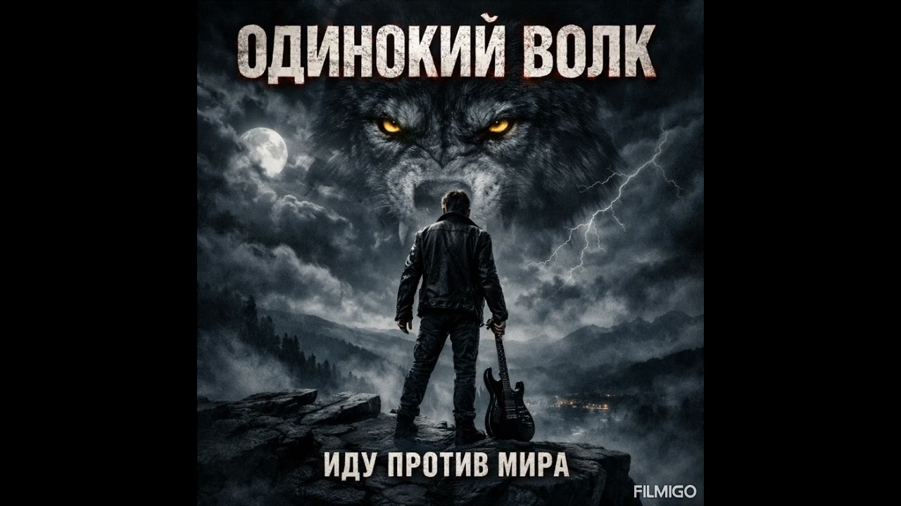 Одинокий Волк.  Драйвовая рок песня!!!#rock #metal #баллада #лирика #рокбаллада #music 