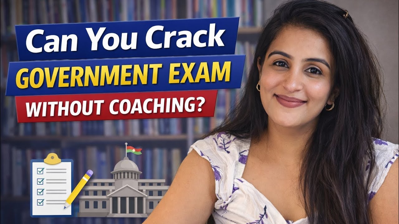 Government Exam WITHOUT Coaching?🤯- Possible or Myth?