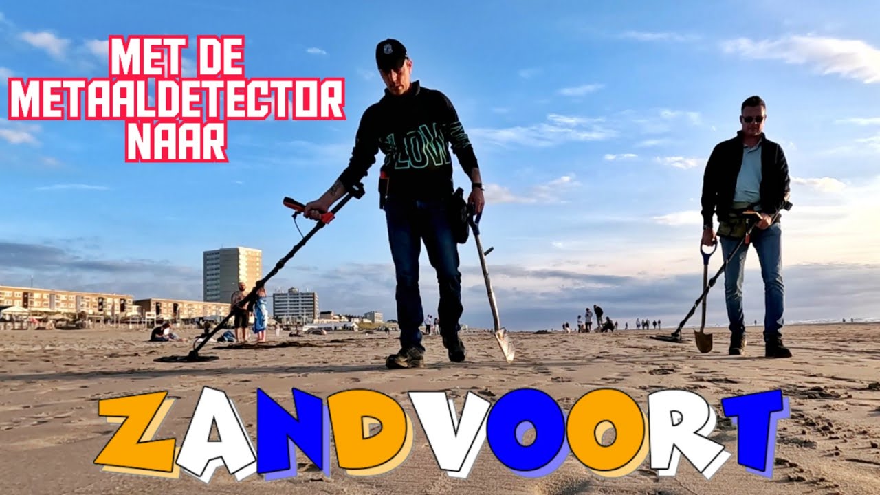 Met de metaaldetector naar Zandvoort strand
