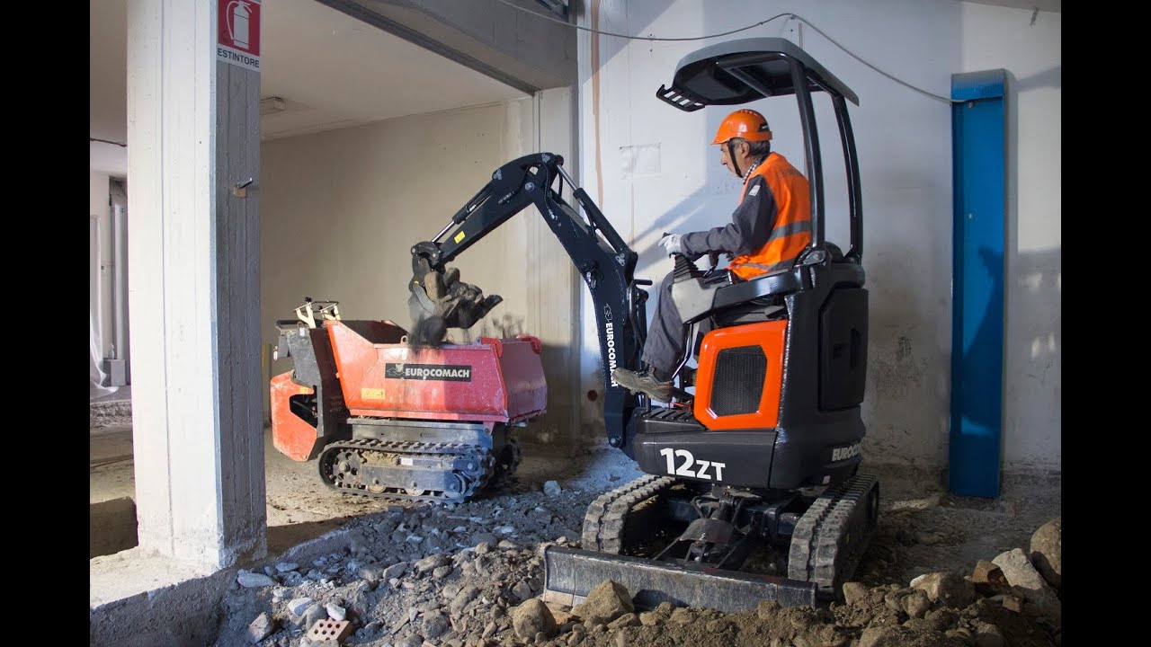 Miniexcavadoras EUROCOMACH de 1 a 1,5 toneladas