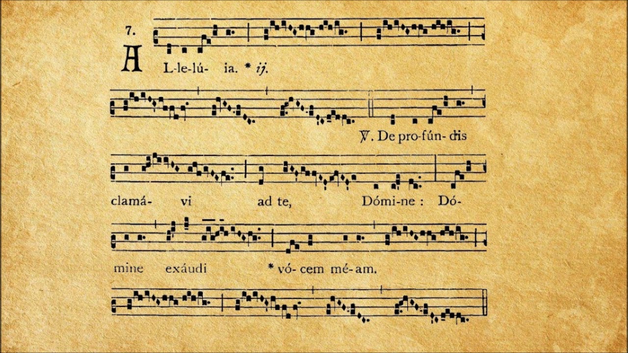ALLELUIA 𝇕 De profundis clamavi