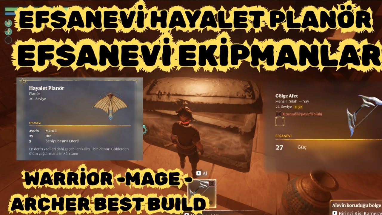 EFSANEVİ HAYALET PLANÖR | BÜYÜCÜ SAVAŞÇI OKÇU EN İYİ EKİPMANLAR  | ENSHROUDED EFSANEVİ FARM