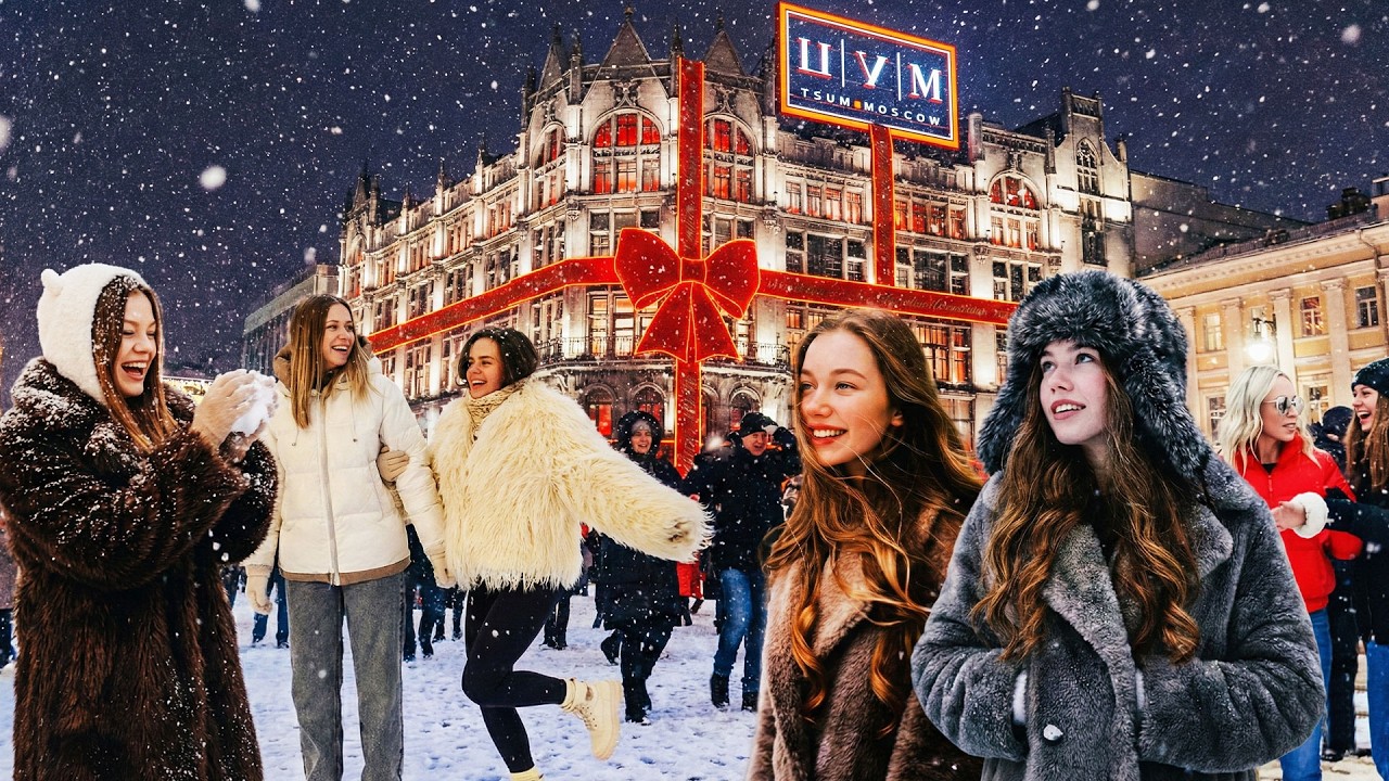 [4k] Moscow: A Real Life Winter Fairy Tale ❄️✨