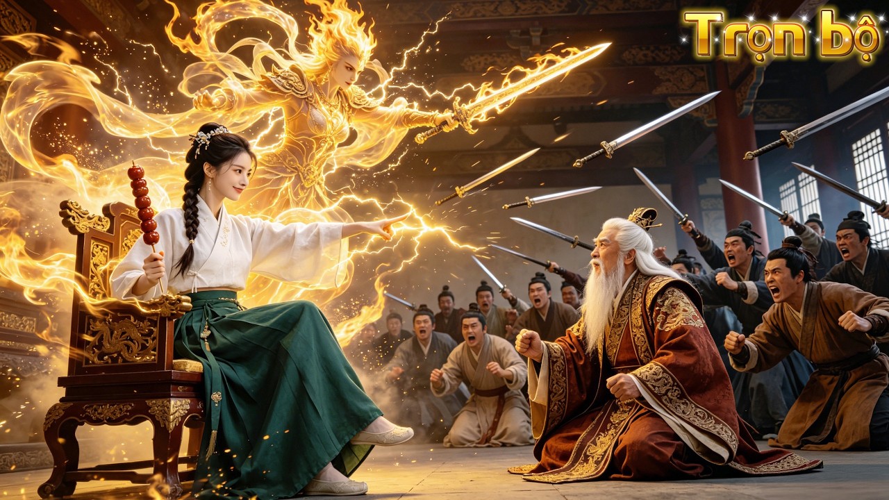 Không ai ngờ bé gái 6 tuổi là cao thủ 200 năm, một kiếm diệt cửu phẩm, võ lâm tôn minh chủ!#phim