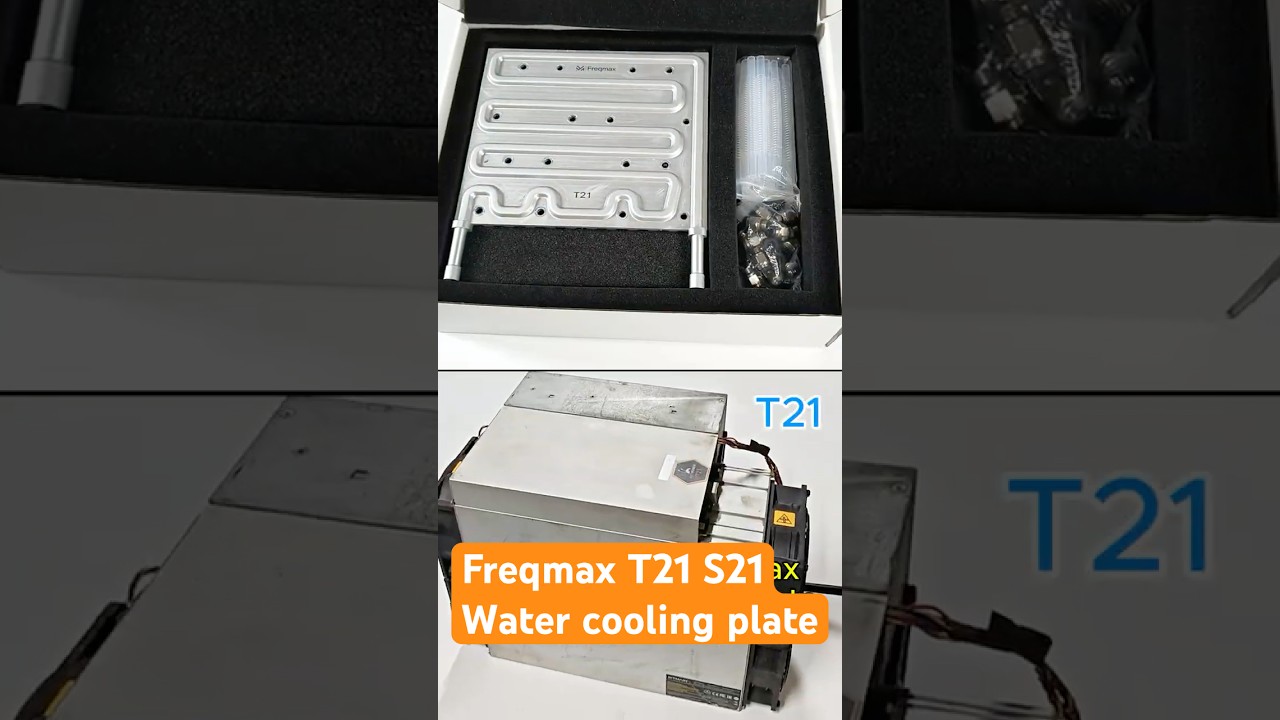 Can the Antminer T21 achieve a hash rate of 236T? #shorts #watercooling