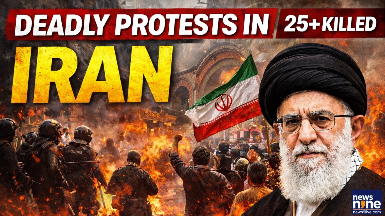 Iran Protests Turn Deadly | 25 Killed as Bazaar Unrest Spreads Across Cities