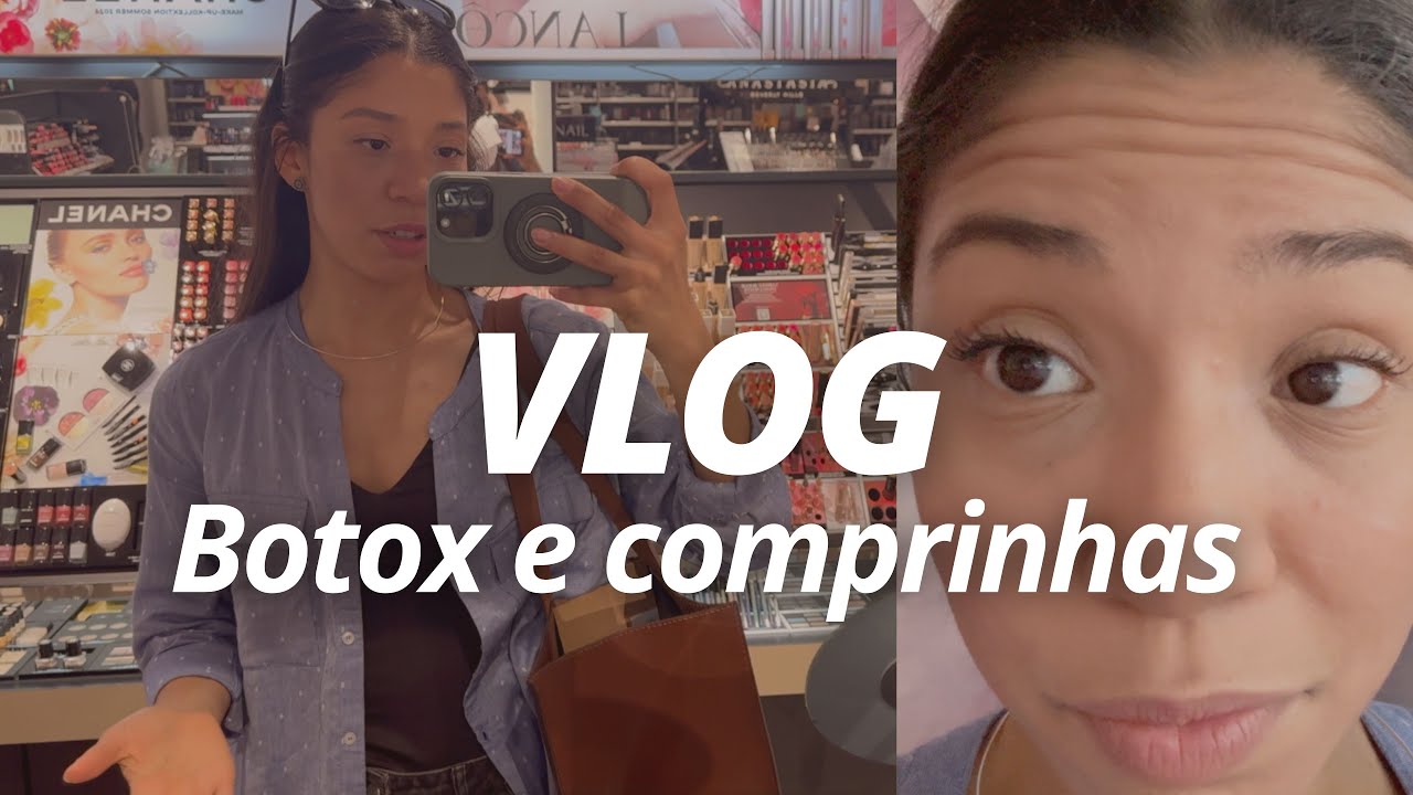 Botox preventivo, trabalho e comprinhas de beleza