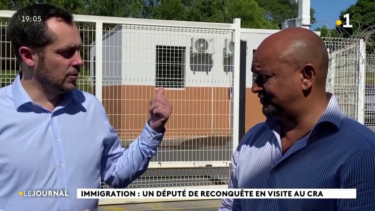 Immigration : un député de reconquête en visite au CRA