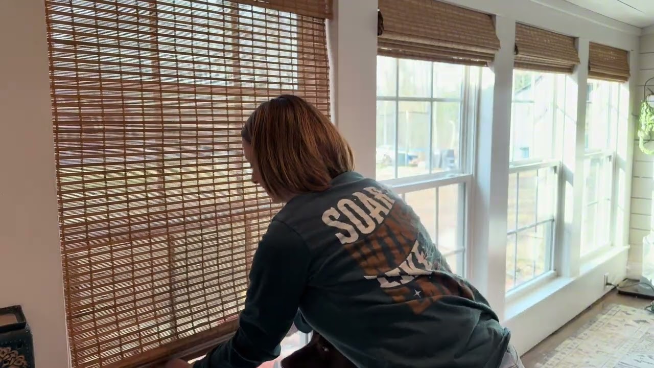 Love These Light Filtering Shades In Our Dining Room! #ad #amazoninfluencer