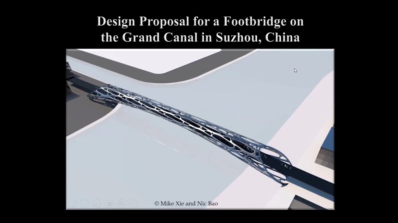 The Design Proposal for a Footbridge on the Grand Canal in Suzhou, China