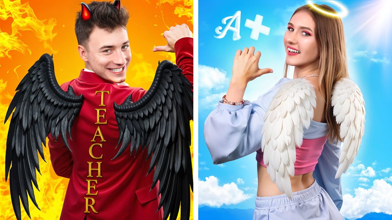 Bad Teacher vs Students at School! New Girl Against Most Evil Teacher