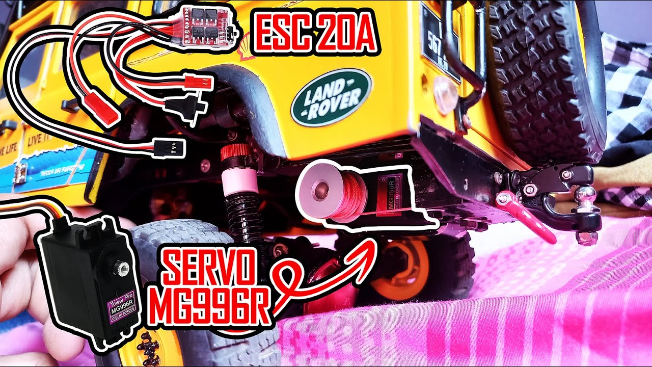 BUAT WINCH DARI SERVO Mg996r  II #sebutsajanabil