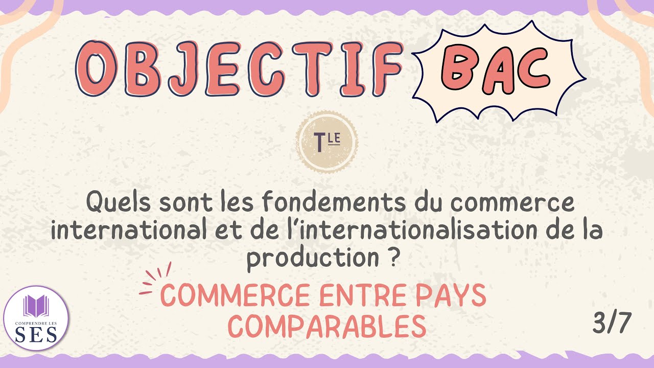 [BAC] Commerce International - Commerce entre pays comparables