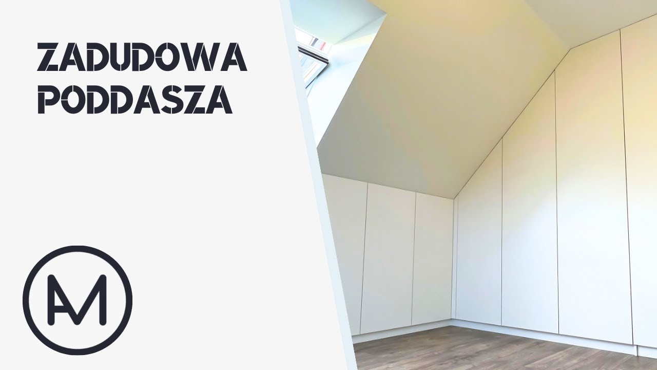 ZABUDOWA NA PODDASZU | POJEMNA SZAFA ZE SKOSAMI | MEBLE WROCŁAW
