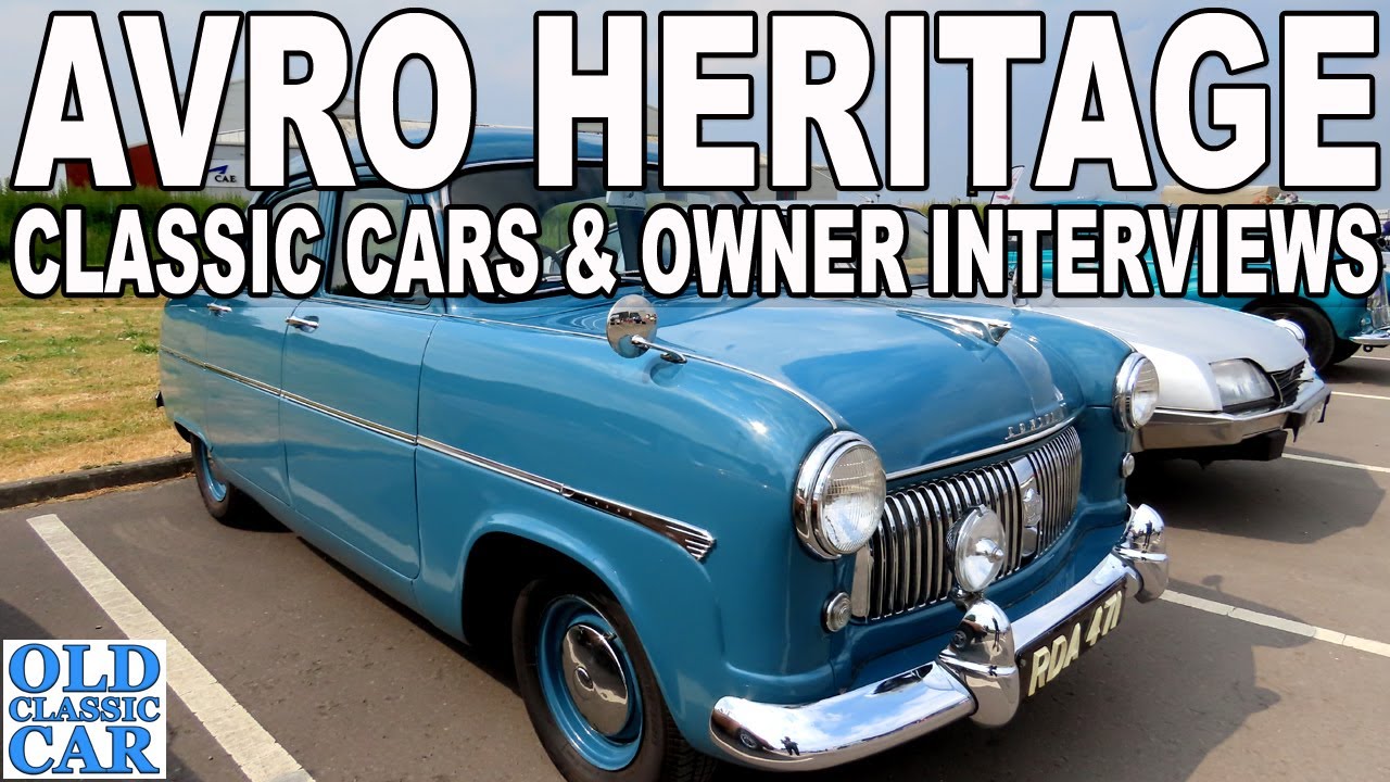 Classic cars & OWNER INTERVIEWS at AVRO HERITAGE June 2023