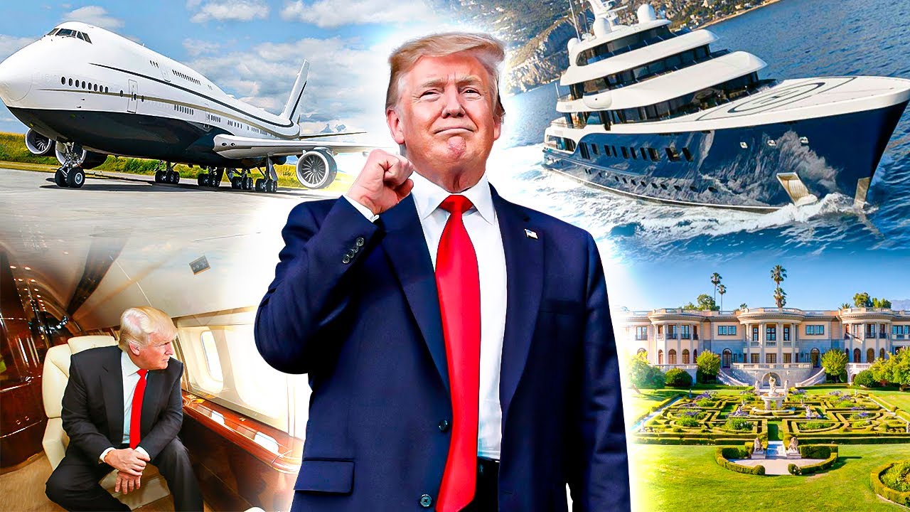 ASSIM VIVE DONALD TRUMP, O PRESIDENTE MAIS RICO DOS ESTADOS UNIDOS