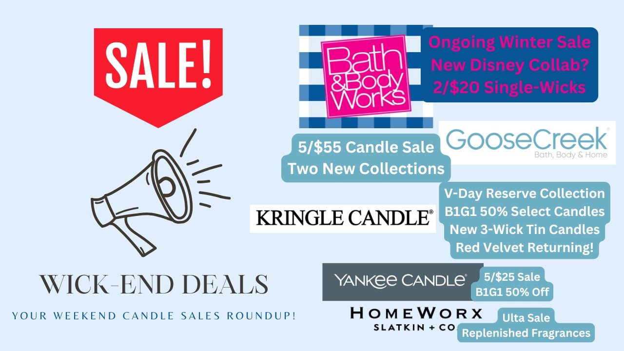 🏷️ 🛍️ Wick-end Deals 1/22/26 | Candle Sales & New Releases | Bath & Body Works, Kringle, & More
