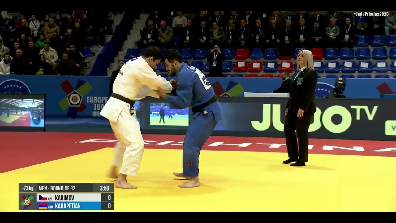 European Championships Open 2023(-73KG)[ Chusniddin KARIMOV (CZE) v Ferdinand KARAPETIAN (ARM) ]