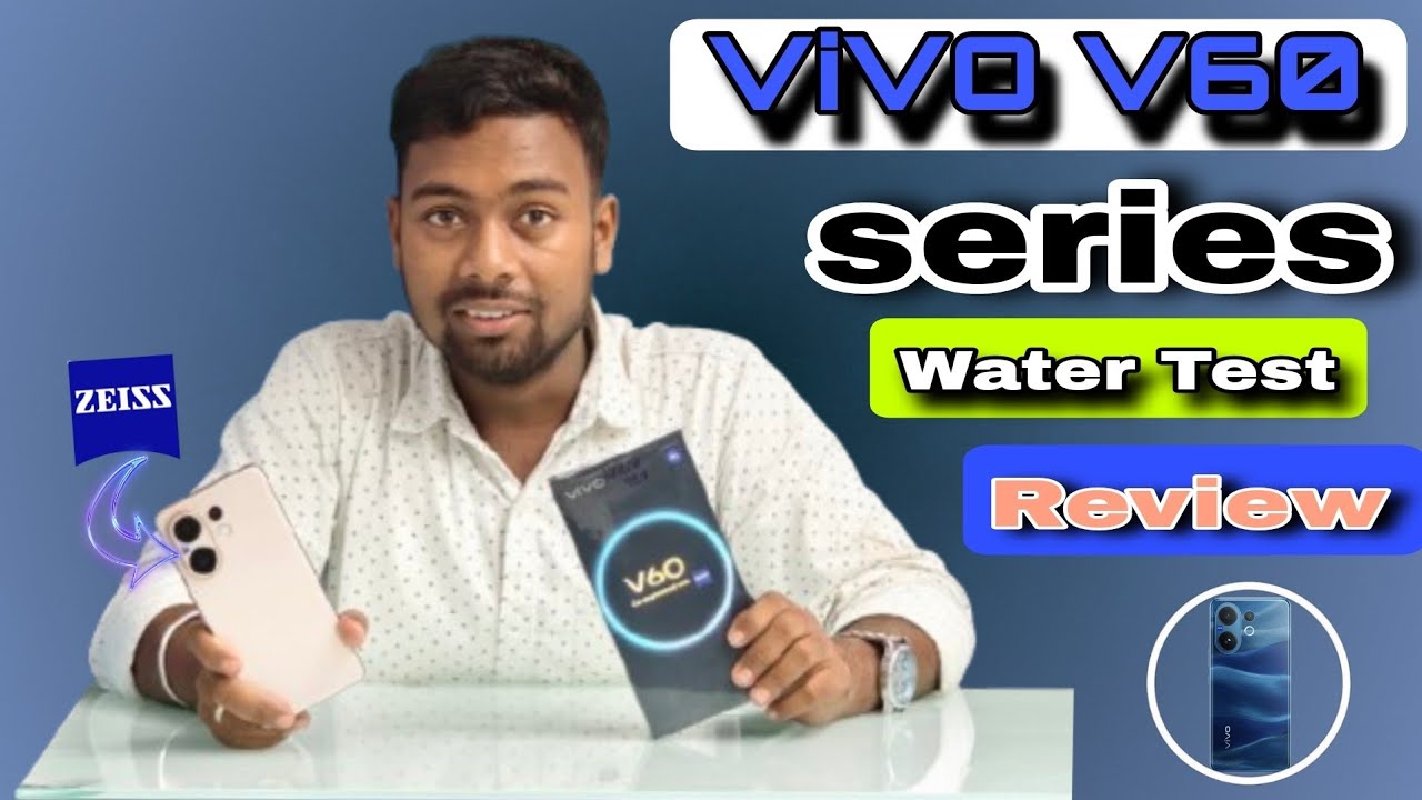 New Phone ViVO V60 5G series water iP68 & IP69  Review  camera testing