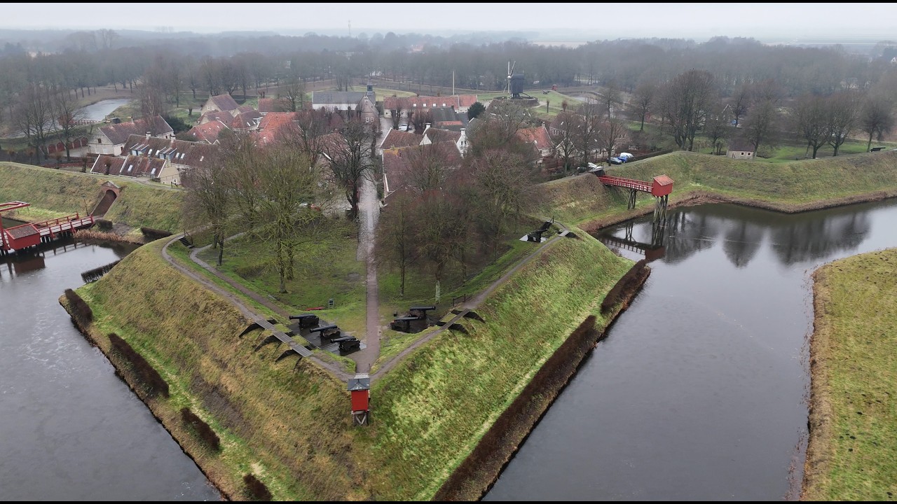 Het geheim van het Noorden: Vesting Bourtange in dronebeelden
