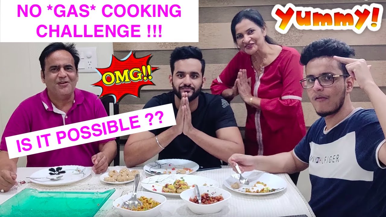 NO COOKING CHALLENGE FOR 24 HOURS !!