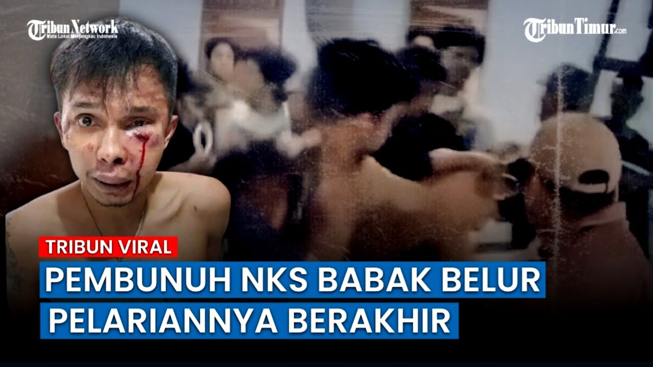 Tampang Pembunuh Gadis Penjual Gorengan Indra Septiarman Babak Belur Tiba di Kantor Polisi