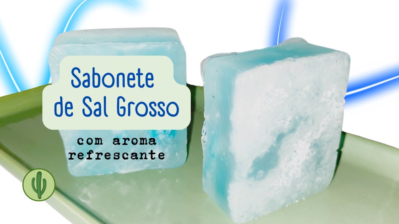 Sabonete Artesanal Fitoenergético de Sal Grosso