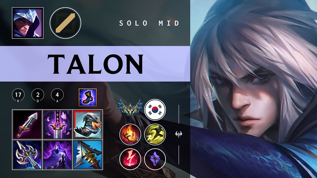 Talon Mid vs Ahri - KR Challenger Patch 26.04