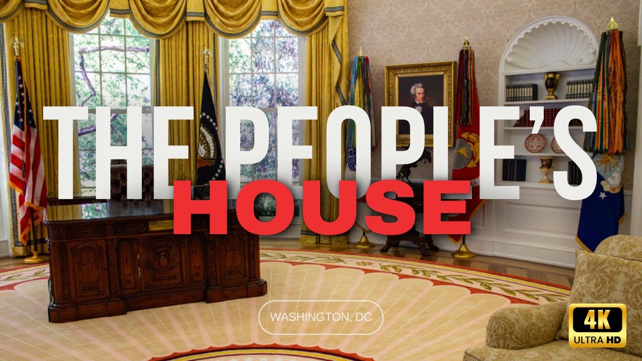 The People’s House Walking Tour 4K 🏛️ | Washington DC