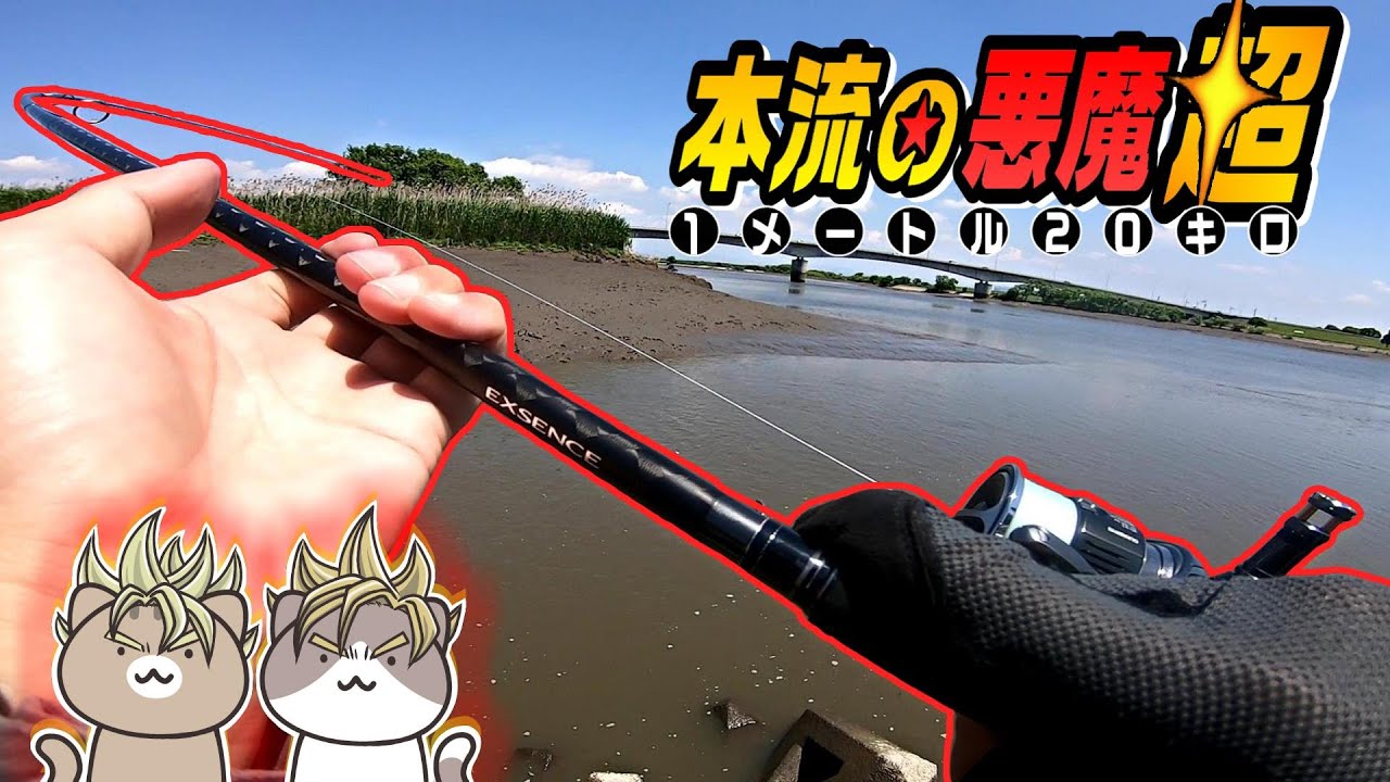 筑後川本流の悪魔！シーバス釣ってたらモンスターサイズと超ドッカンバトル！【リバーシーバス/エツ】