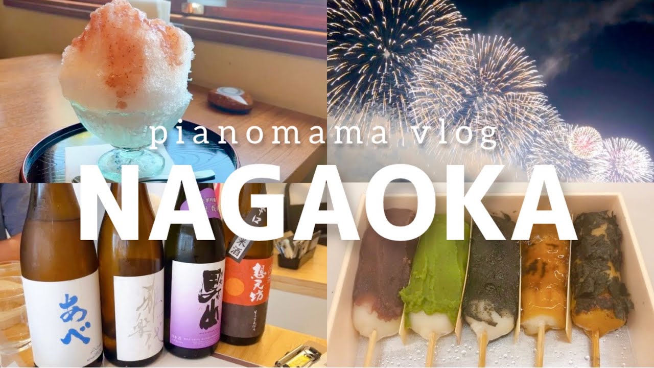 【vlog】新潟1泊2日の旅🚗 長岡花火大会や新潟グルメを楽しむ🎆🍶