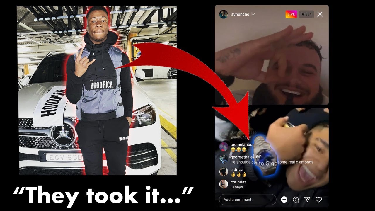 Young6ix chain snatched by Ay huncho goons? [Sydney drill beef]