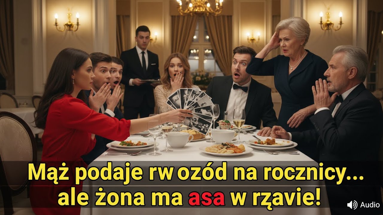 Zdrada męża na rocznicowej kolacji rodzinnej + Żona ujawnia jego tajemnice i niszczy mu życie...