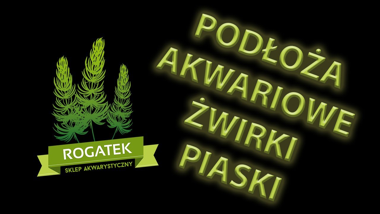 #11 Podłoża w akwarium 1/3 - żwirki i piaski