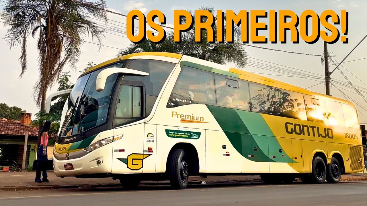 Viajando nos primeiros G7 da Gontijo na linha de São Simão a Ituiutaba | Viagens de Ônibus.