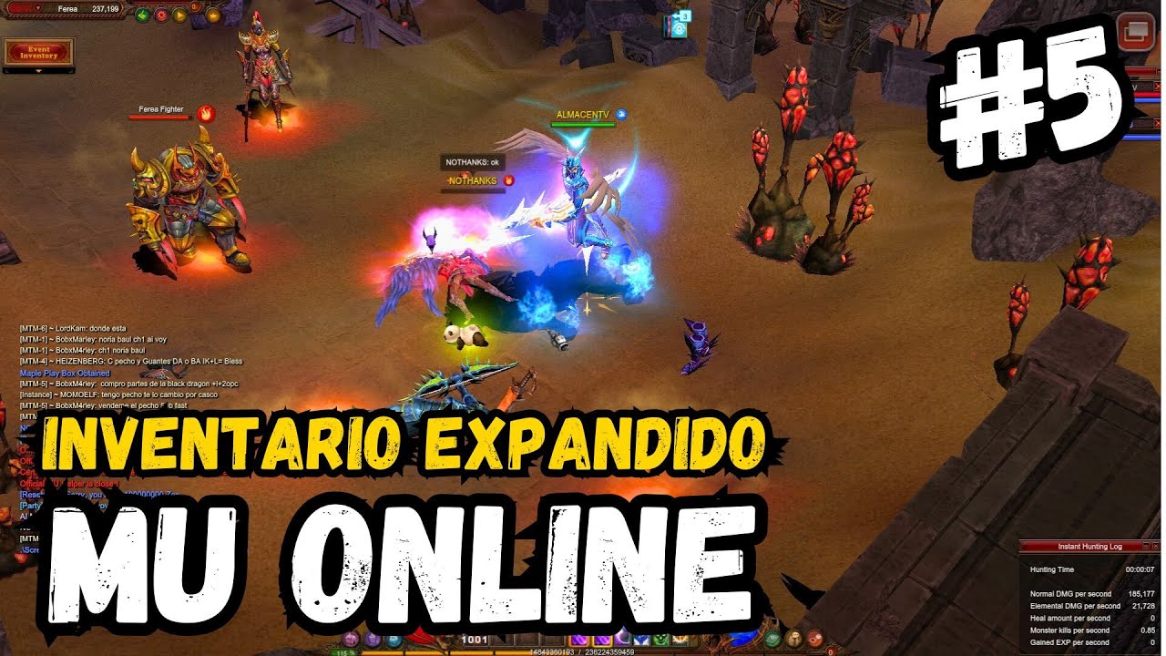 INVENTARIO Y BAUL EXPANDIDO GRATIS EN MU ONLINE