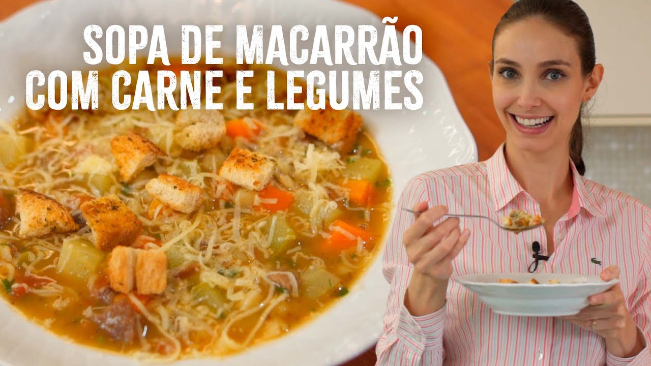 SOPA DE MACARRÃO