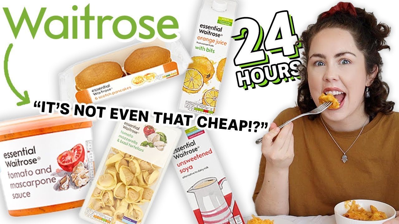 I Tried Eating The CHEAPEST Food In the SUPERMARKET For 24 Hours!! (Not even that cheap)